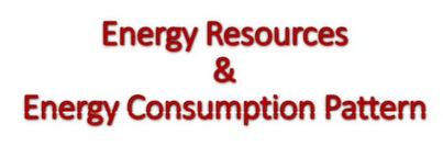 Chapter: Energy Resources and Consumption